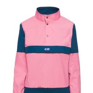 NWOT CB Pink and Blue Ski Jacket with Retro Design